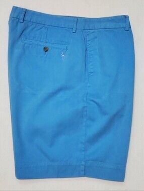 Tailorbyrd Men's Blue Cotton 7" Shorts 36 Waist